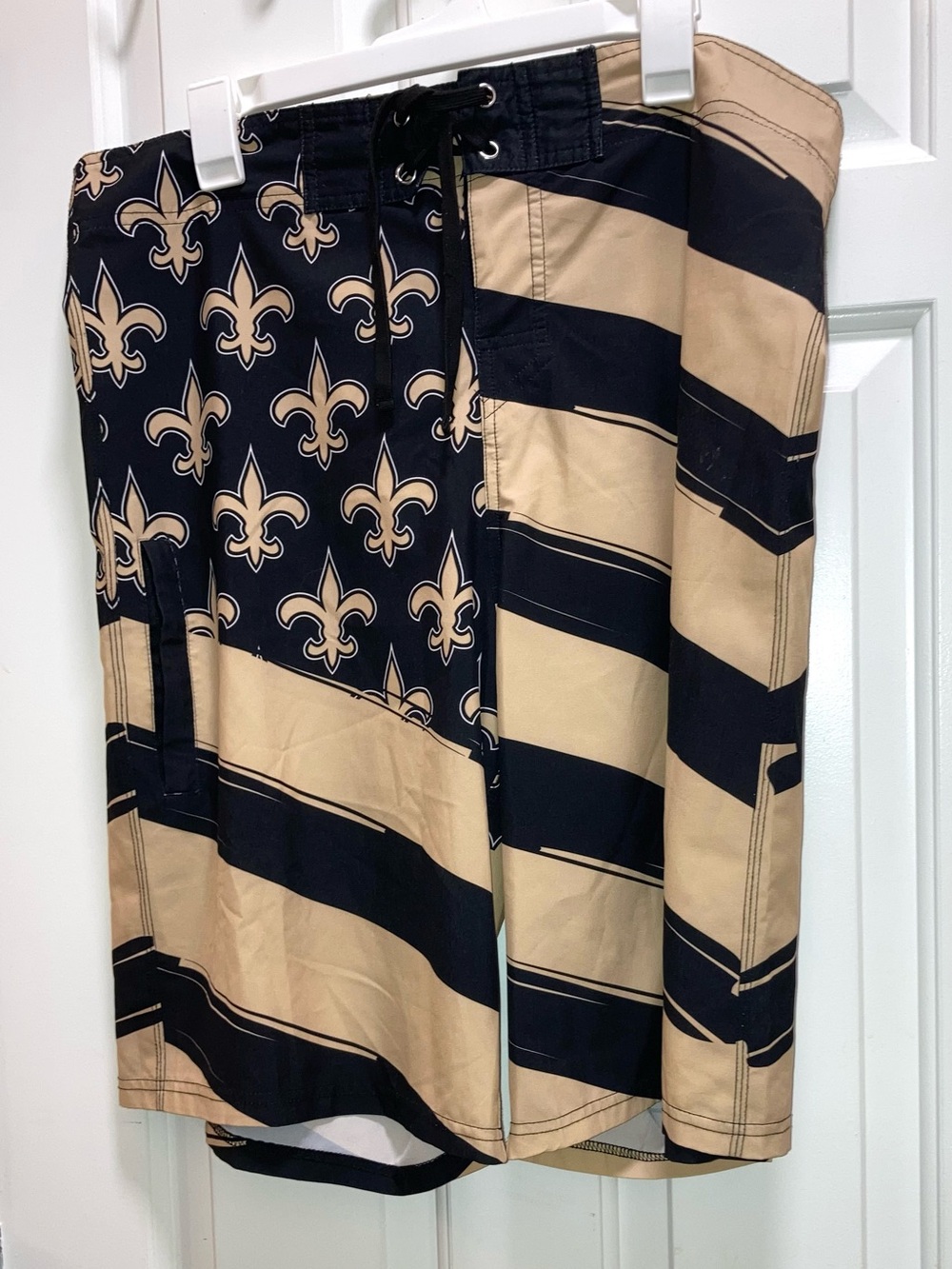 Mens NFL New Orleans Saints Swim Trunks Size 36